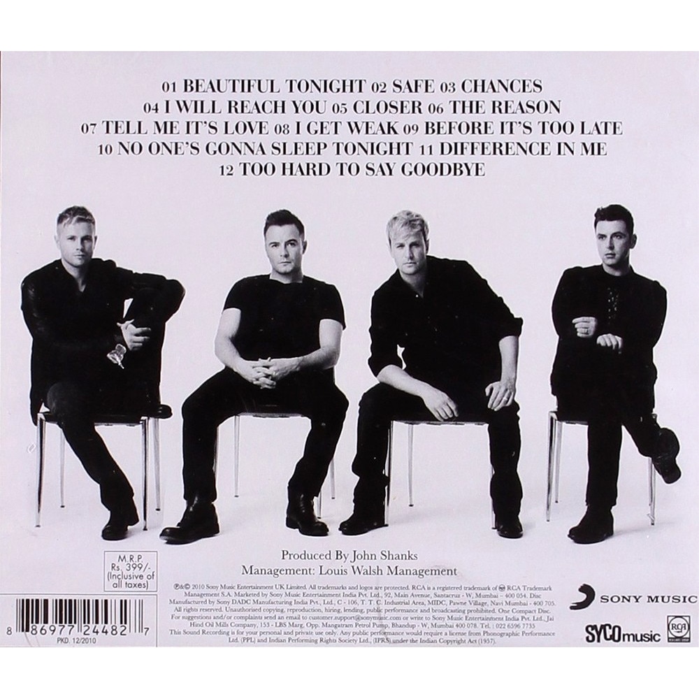 Westlife GRAVITY CD