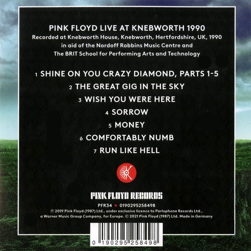 Pink Floyd - Live At Knebworth 1990 - Vinyl Replica CD - EMAG.ro