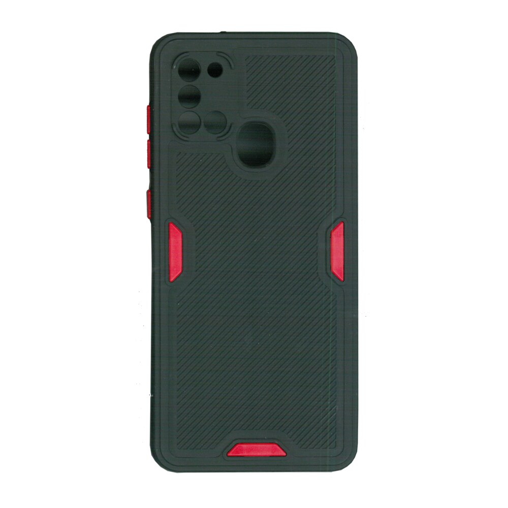 Bumper din silicon mat, negru, pentru Galaxy A21s