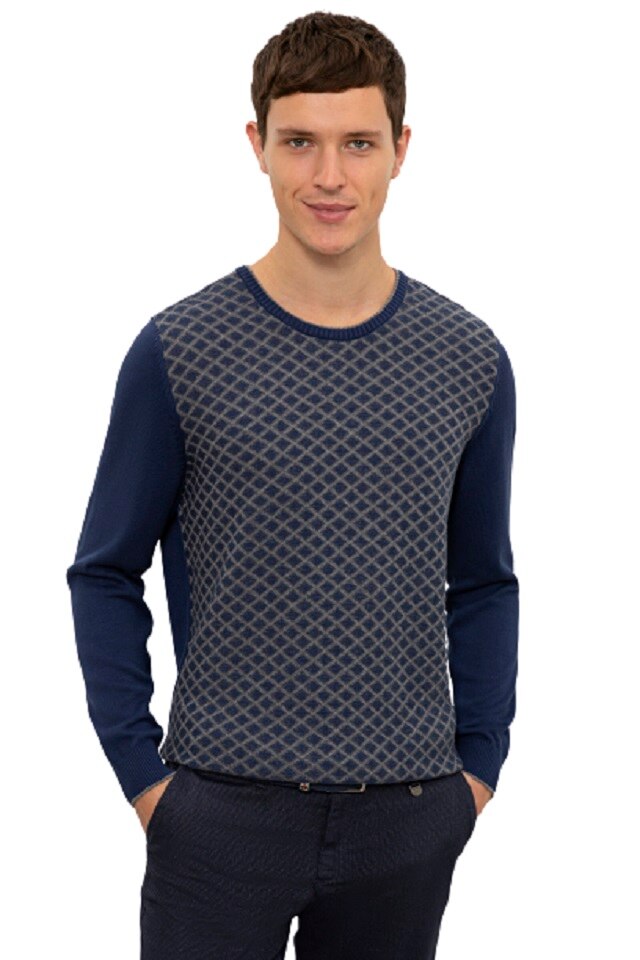 Pulover barbati , U.S. Polo Assn.,1056253, Indigo