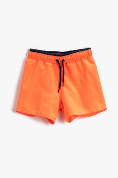 KOTON, Pantaloni scurti de baie cu talie ajustabila, Oranj mandarina, 98-104 CM KOTON, Pantaloni scurti de baie cu talie ajustabila, Oranj mandarina, 98-104 CM