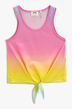 KOTON, Top cu aspect in degrade, Roz/Galben/Verde KOTON, Top cu aspect in degrade, Roz/Galben/Verde