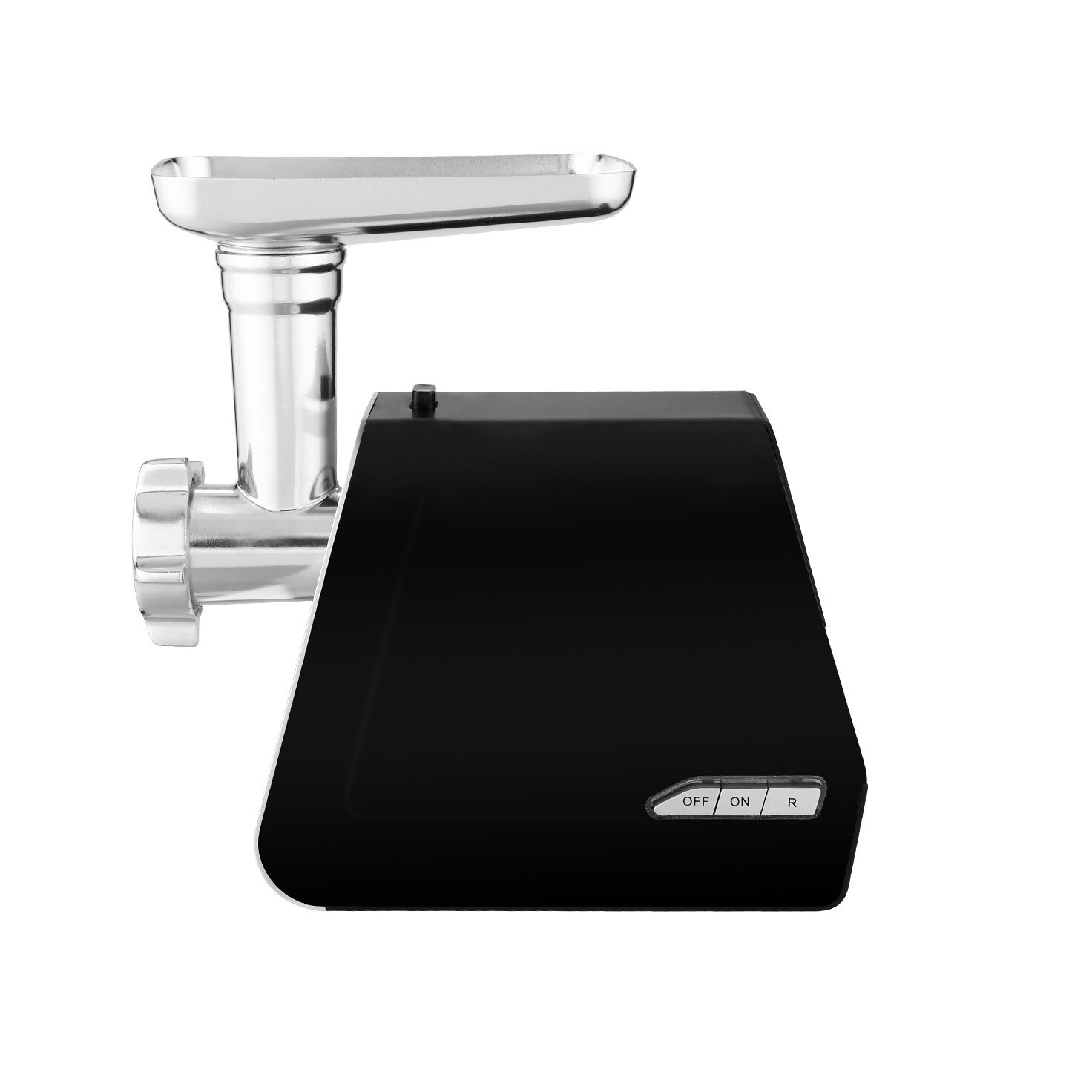 Masina de tocat carne electrica MEYKEY, 2000W, tuburi carbati, 8 accesorii, Otel inoxidabil, Negru