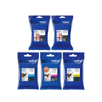 Set Cartus cerneala Brother Original 2xLC3619XLBK Negru LC3617C Cyan LC3617M Magenta LC3617Y Galben 7650 pagini Set Cartus cerneala Brother Original 2xLC3619XLBK Negru LC3617C Cyan LC3617M Magenta LC3617Y Galben 7650 pagini
