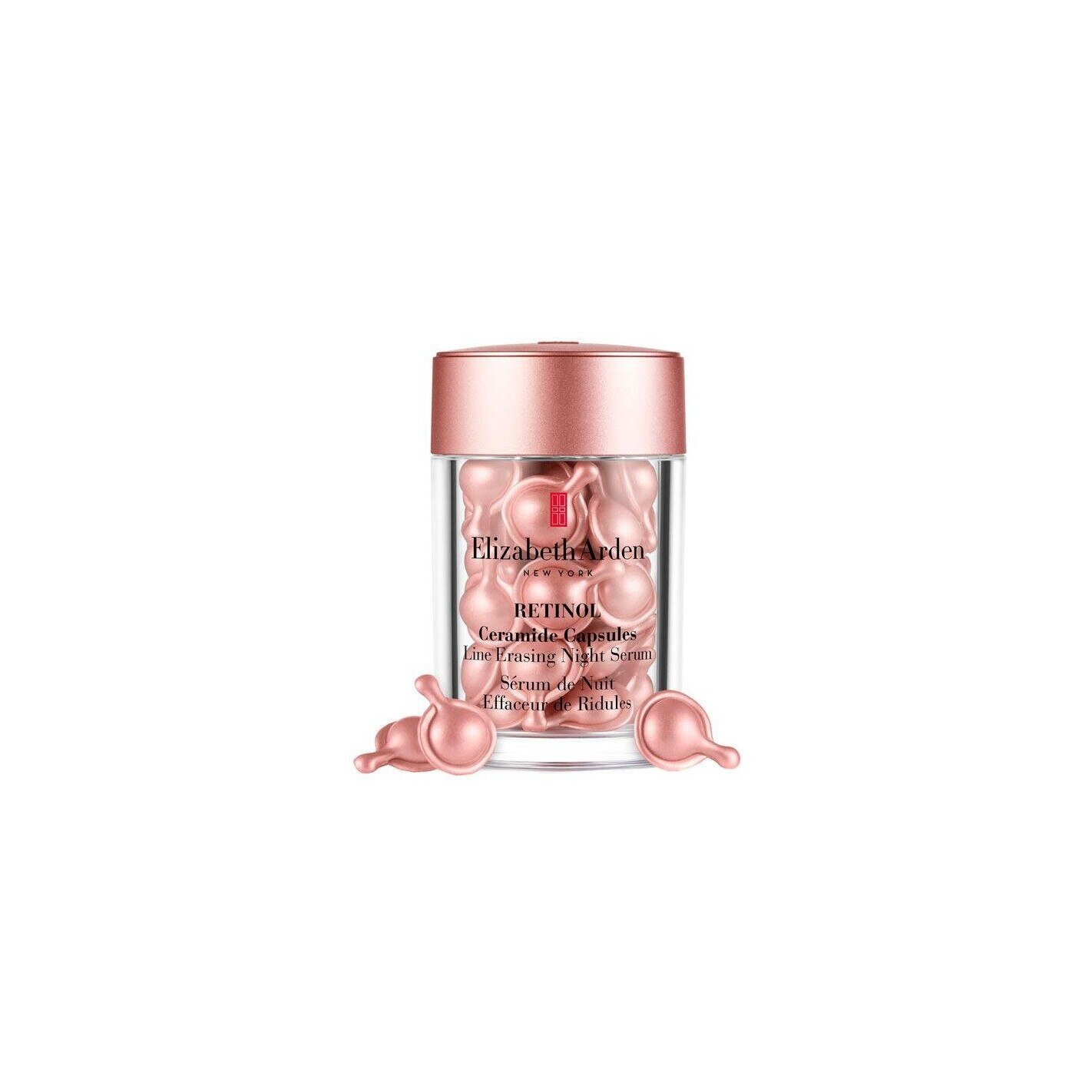 Ser de noapte antirid cu ceramida si retinol Elizabeth Arden, 60 capsule