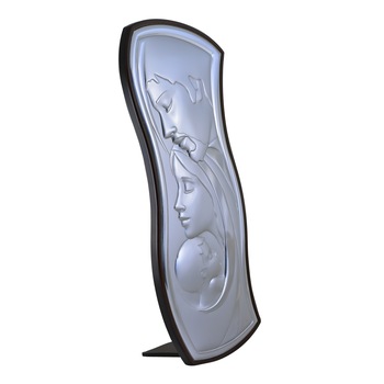 Icoana placata cu argint - Sfanta familie - Forma pergament, 41x17 cm, 4/5 Icoana placata cu argint - Sfanta familie - Forma pergament, 41x17 cm, 4/5
