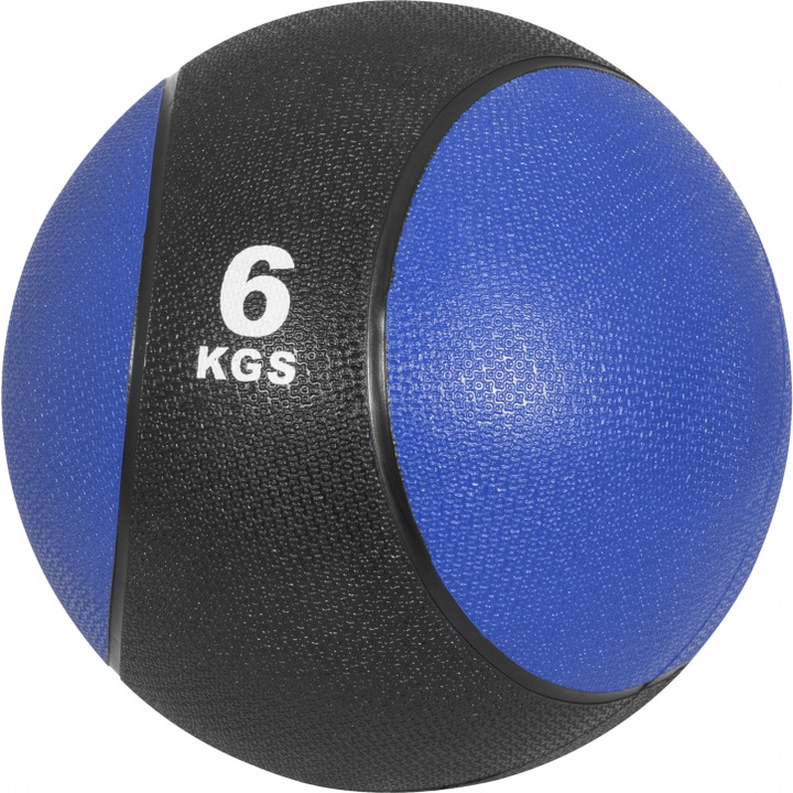 Minge Medicinala, 6 kg, albastru, Gorilla Sports