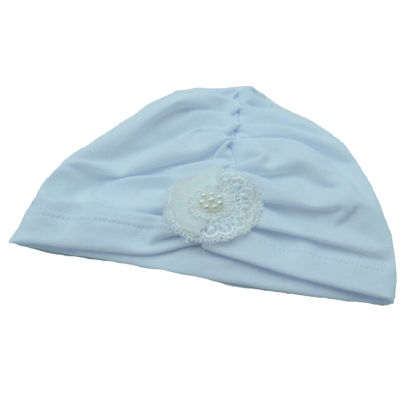 Turban pentru fete Mic Pitic T40nn-40, Alb 1-3 luni
