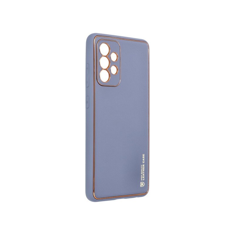 Husa Spate Cu Protectie La Camera Forcell Leather Compatibila Cu Samsung Galaxy A52 4G / A52 5G, Piele Ecologica, Albastru