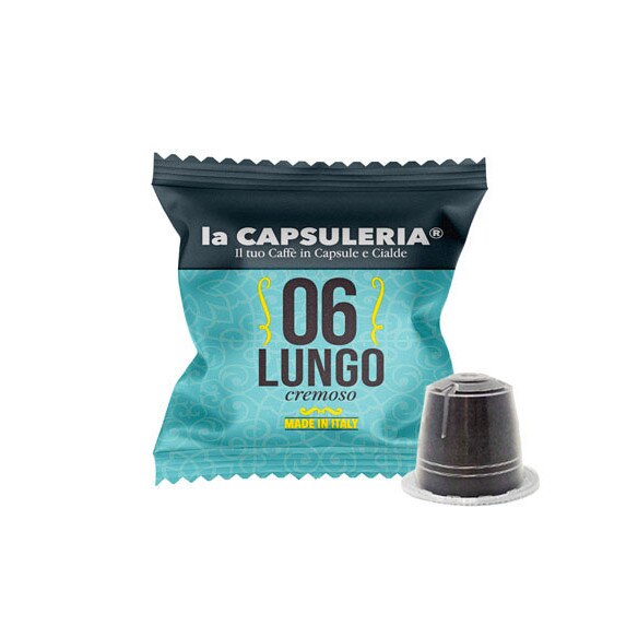 Set 10 capsule cafea Lungo, compatibile Nespresso, La Capsuleria