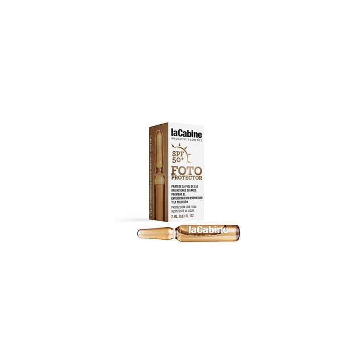 Fiole concentrate cu protectie solara SPF 50 La Cabine, 2 ml