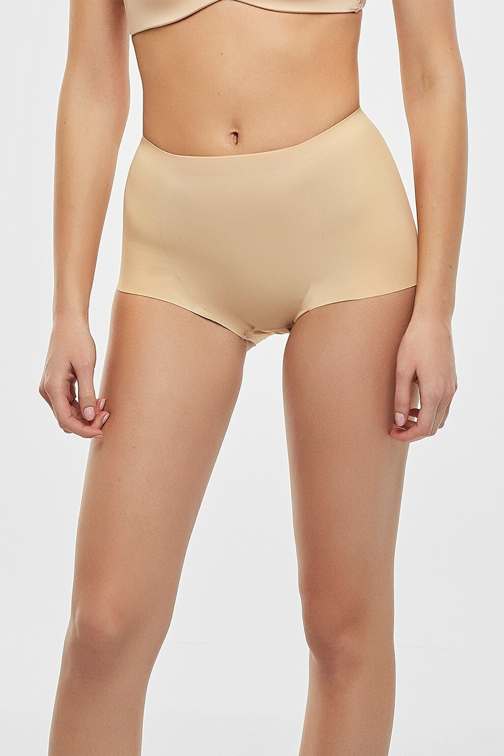 Penti, Chiloti hipster fara cusaturi Slip-Control, Maro nisip