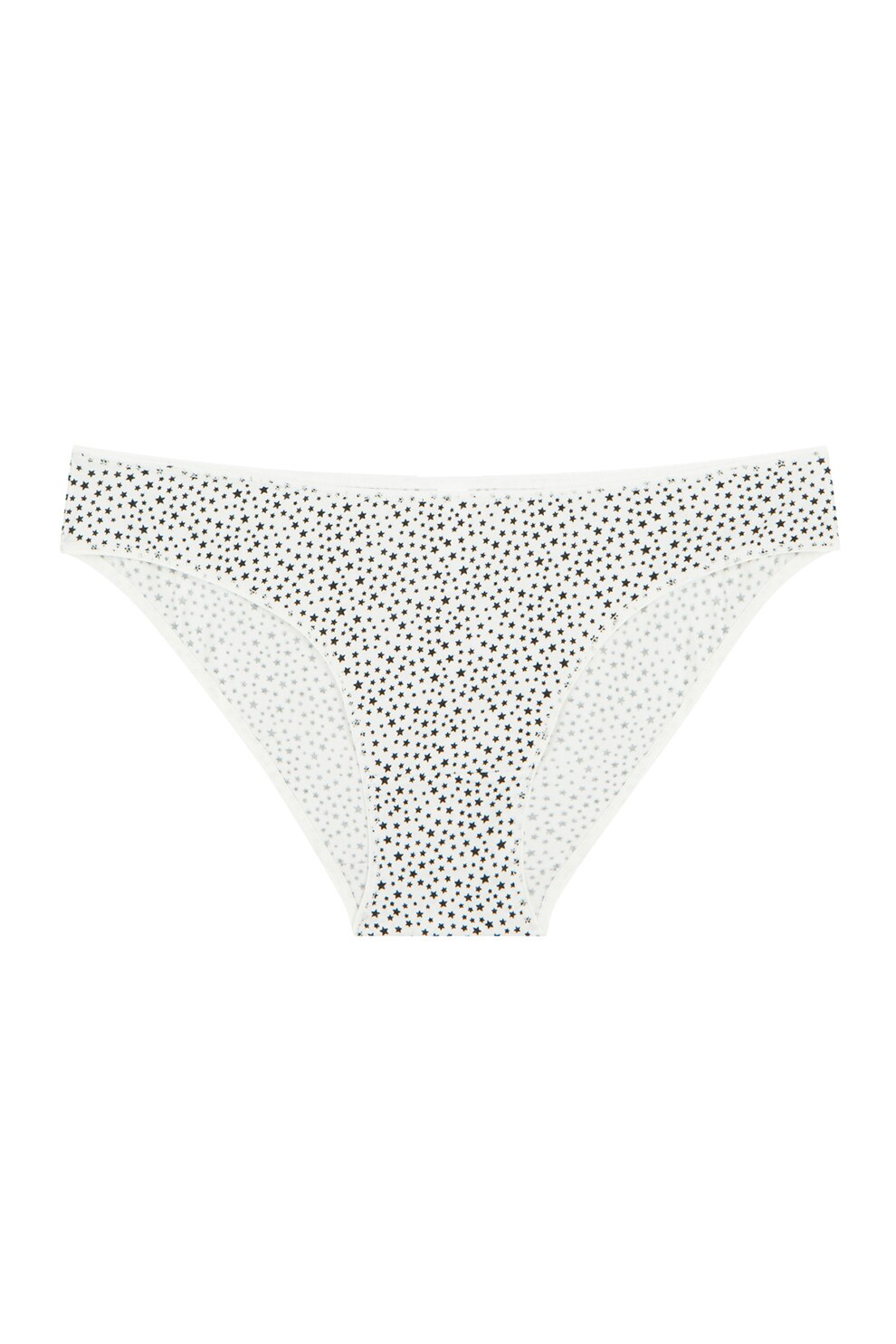 Penti, Set de chiloti cu imprimeu - 5 perechi, Negru/Alb/Gri