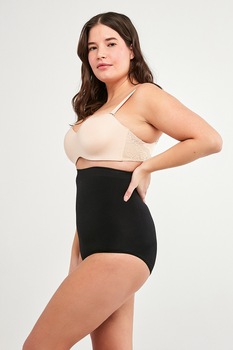 Penti, Chiloti modelatori cu talie inalta, fara cusaturi, Negru Penti, Chiloti modelatori cu talie inalta, fara cusaturi, Negru