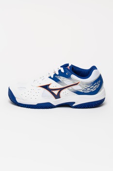 Mizuno, Pantofi pentru tenis Break Shot 2 Junior CC, Alb/Albastru royal Mizuno, Pantofi pentru tenis Break Shot 2 Junior CC, Alb/Albastru royal