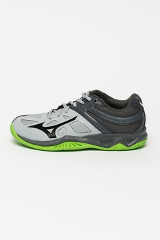 Mizuno, Pantofi pentru volei Lightning Star Z5 Jr, Gri/negru Mizuno, Pantofi pentru volei Lightning Star Z5 Jr, Gri/negru