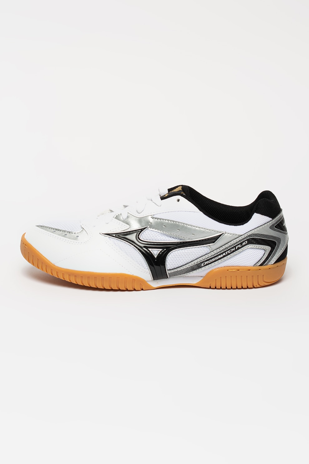 Mizuno, Pantofi unisex Crossmatch Plio Rx4, Alb/Negru/Argintiu