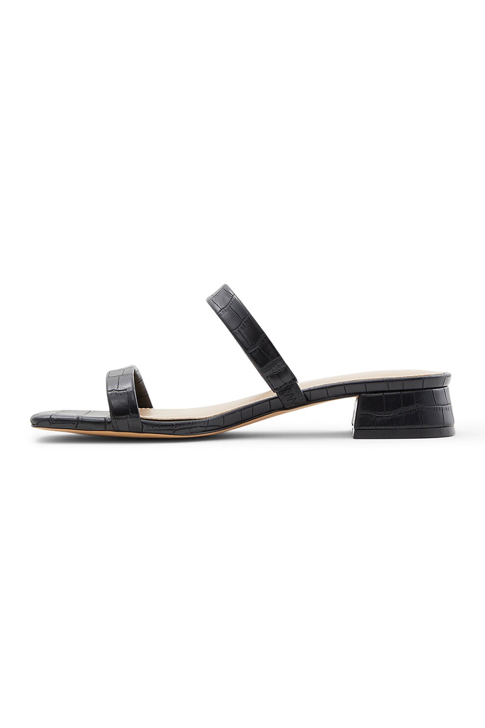 Aldo, Papuci din piele ecologica Biliwen, Negru, 39
