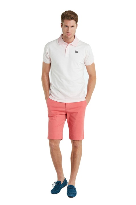 Pantaloni scurti Ruck & Maul, Bumbac/Elastan, Roz