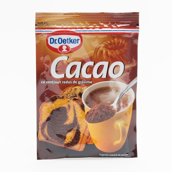Cacao cu continut redus de grasime 50g Dr. Oetker