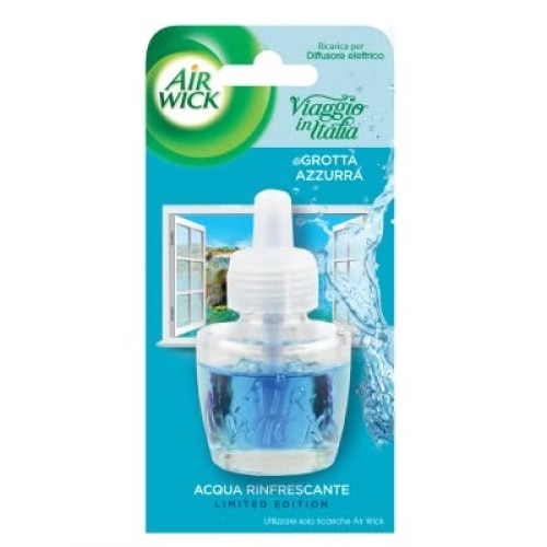 Rezerva odorizant camera electric Air Wick, Pestera albastra, 19 ml