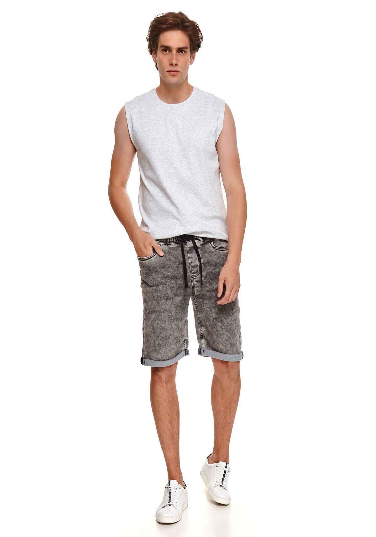 Pantaloni scurti barbati, TOP SECRET, SSZ1145, Gri