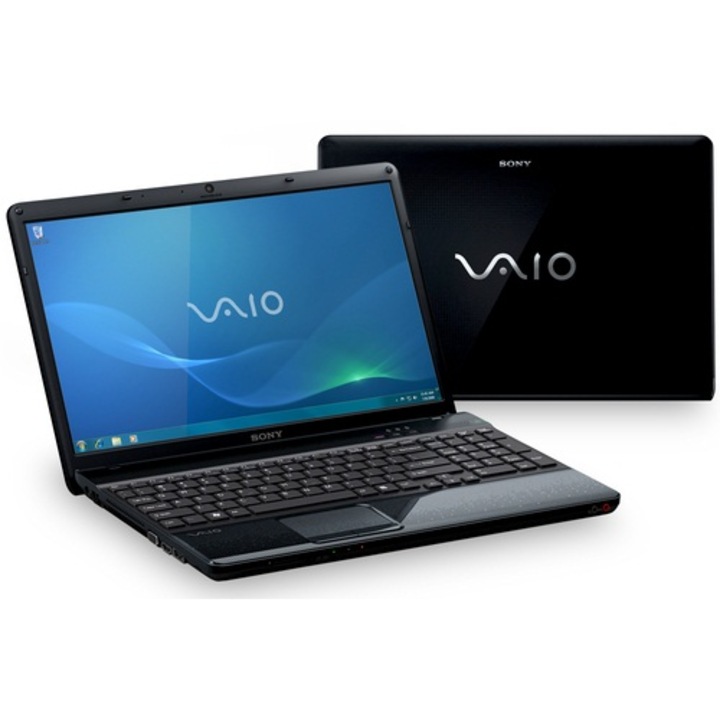 Laptop Sony Vaio VPC-EB3S1E/BQ cu procesor Intel® Core™ i5-460M 2.53GHz, 4GB, 500GB, ATI Radeon HD5650 1GB, Microsoft Windows 7 Home Premium, Negru
