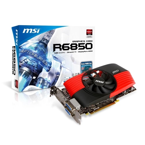 Placa video MSI AMD Radeon HD 6850, 1024MB, GDDR5, 256bit, DVI