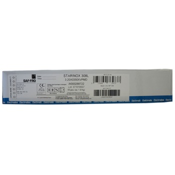 Electrozi inox Ductil Starinox, 308L 3.20x350 mm, 1.9 kg Electrozi inox Ductil Starinox, 308L 3.20x350 mm, 1.9 kg