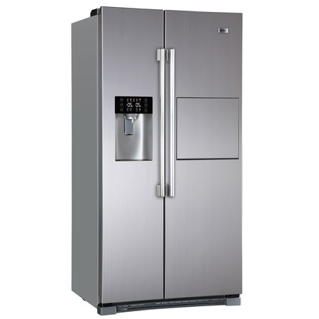 Side by Side Haier HRF-628AF6, 550l, Clasa A+, No Frost, LED, Silver