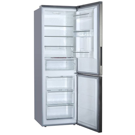 Combina frigorifica Haier HBM-686SWD, 309l, Clasa A +, Racire Directa, H 185 cm, Inox