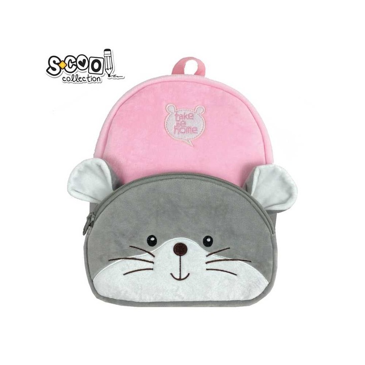 Раница за детска градина Baby Animals Mouse, 28 см, Robentoys