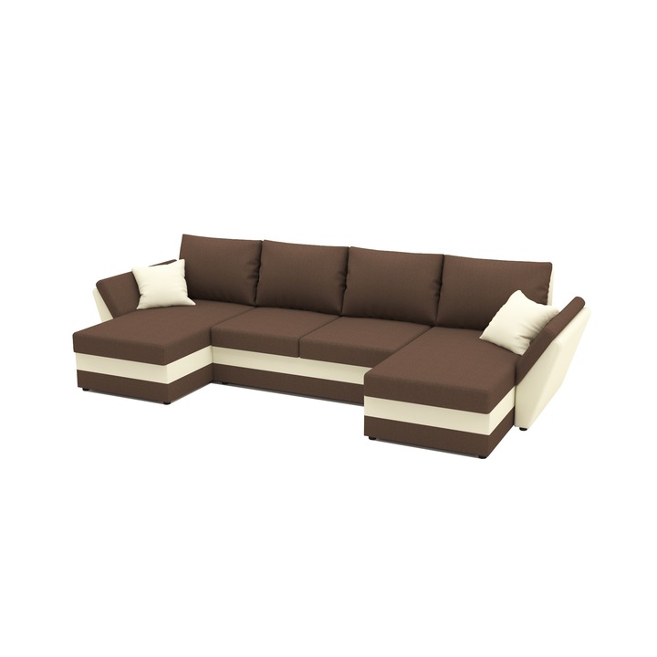 Canapea extensibila Palma B&M, U Shape, 325 x 140 x 90 cm
