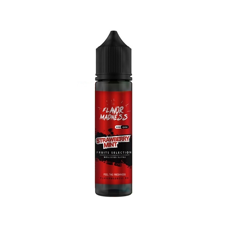 Lichid Tigara Electronica Flavor Madness - Strawberry Mint ,30ml ,0mg/ml
