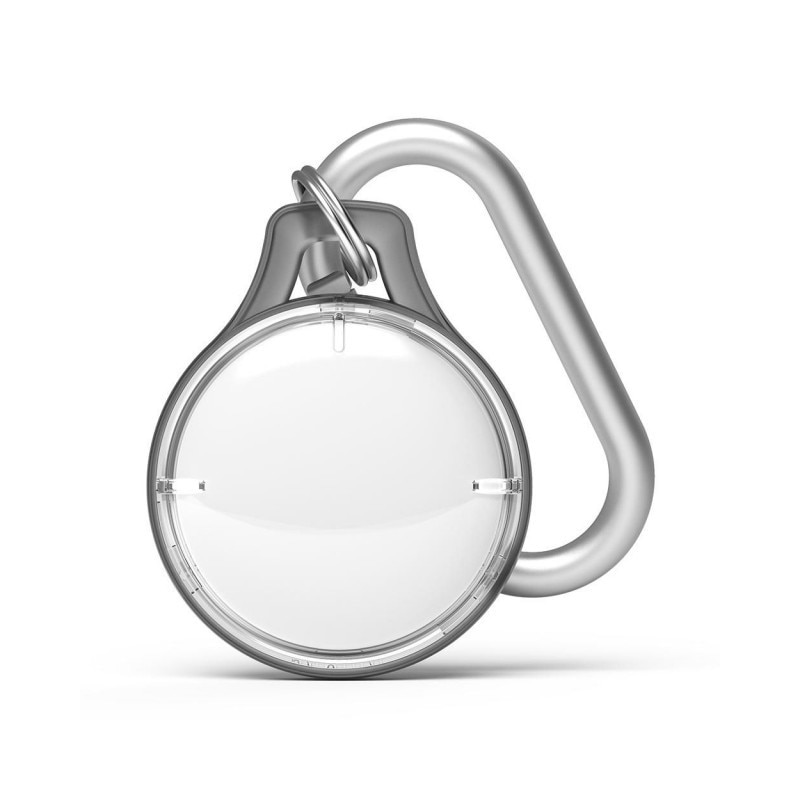 Husa Breloc Ringke Slim Compatibila Cu Apple Airtag, Transparenta Fumurie