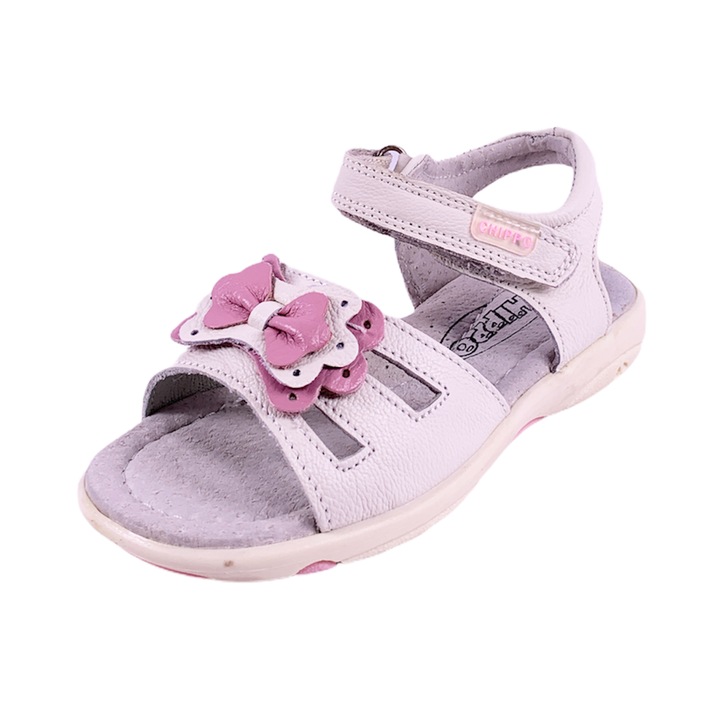 Детски сандали Chippo Kids 43639, 25-30, Естествена кожа, Бял