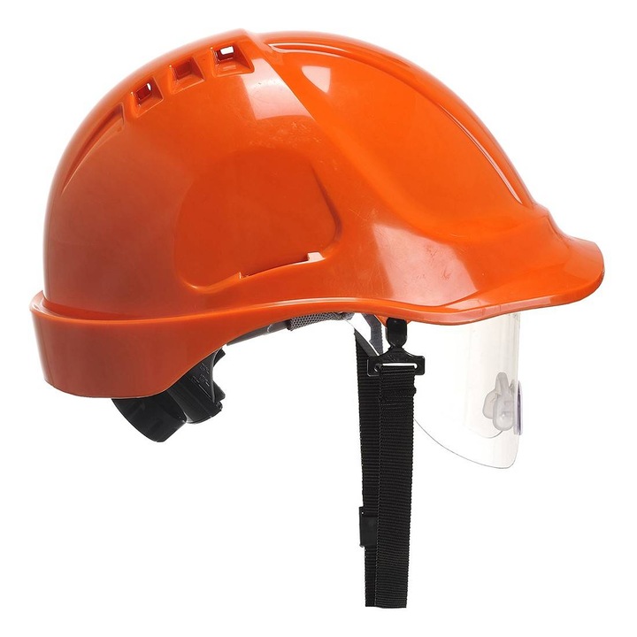 Portwest Munkavédelmi sisak Visor Endurance, 56-63cm, narancssárga