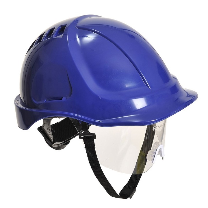 Casca ventilata si vizor inclus PW54 Endurance PLUS Portwest Albastru