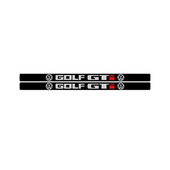 Set sticker protectie praguri VW Golf GTI ManiaStiker, 2buc Set sticker protectie praguri VW Golf GTI ManiaStiker, 2buc
