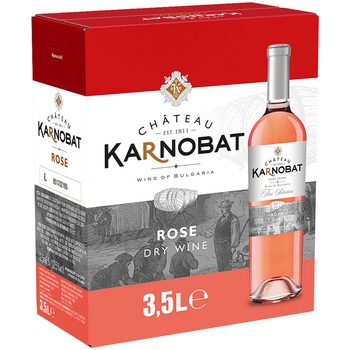 Vin Chateau Karnobat Rose 3 l 13% Vin Chateau Karnobat Rose 3 l 13%