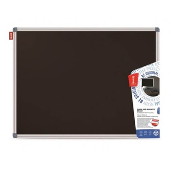 Tabla Magnetica pentru Creta Memoboards 1x1.5 m, Negru, Rama Aluminiu Tabla Magnetica pentru Creta Memoboards 1x1.5 m, Negru, Rama Aluminiu