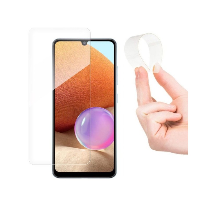 Folie Ecran Nano Glass Wozinsky Compatibila Cu Samsung Galaxy A42 5g, Transparenta