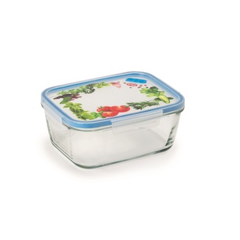 Cutie alimentara dreptunghiulara, Snips, Lock, 0.8 L, sticla Cutie alimentara dreptunghiulara, Snips, Lock, 0.8 L, sticla
