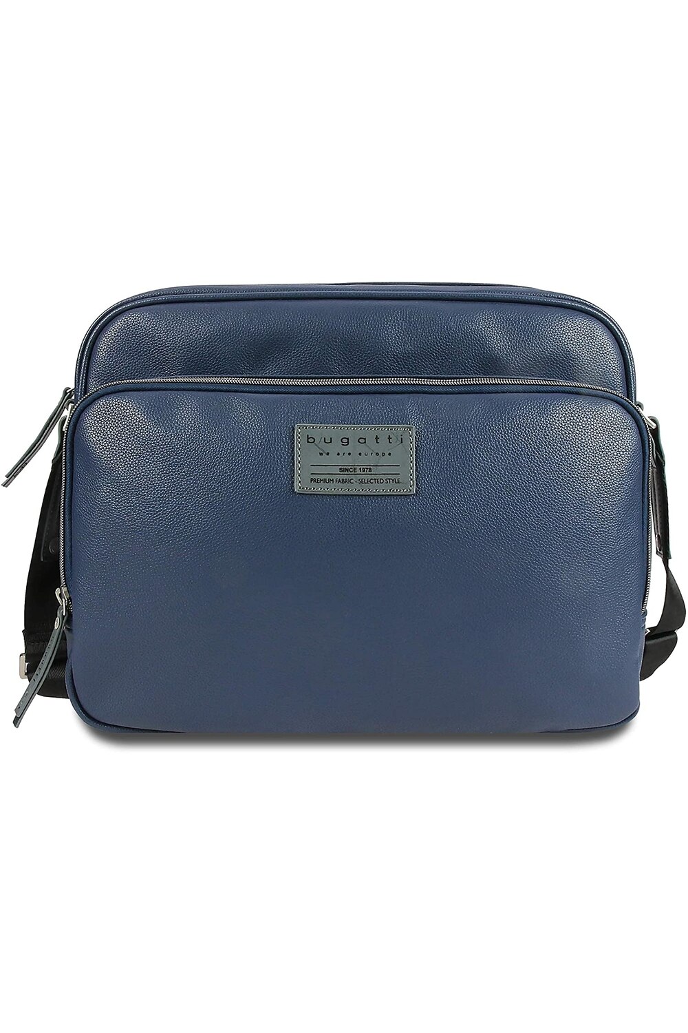 Geanta barbati, bugatti, seria Moto D 498255, piele ecologica , albastra