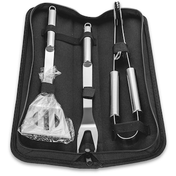 Set Ustensile pentru Gratar ,3 piese , Otel inoxidabil , GRUNBERG , UG3PS Set Ustensile pentru Gratar ,3 piese , Otel inoxidabil , GRUNBERG , UG3PS