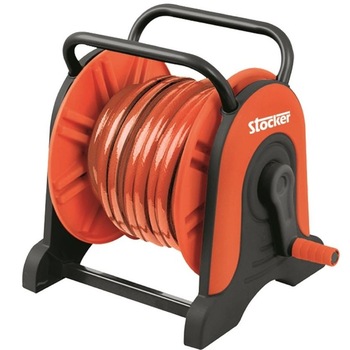 Tambur pentru furtun gradina, cu 15 m furtun ½ Tambur pentru furtun gradina, cu 15 m furtun ½