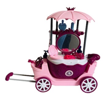 Set frumusete 4 in 1 troler, trasura, cos, masa machiaj cu accesorii, 30 piese Set frumusete 4 in 1 troler, trasura, cos, masa machiaj cu accesorii, 30 piese