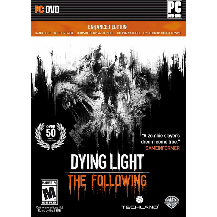 Игра Dying Light The Following Enhanced Edition Key PC