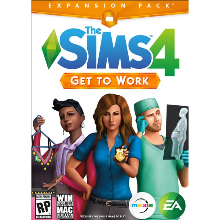 The Sims 4 Get To Work Origin Key PC Játékszoftver