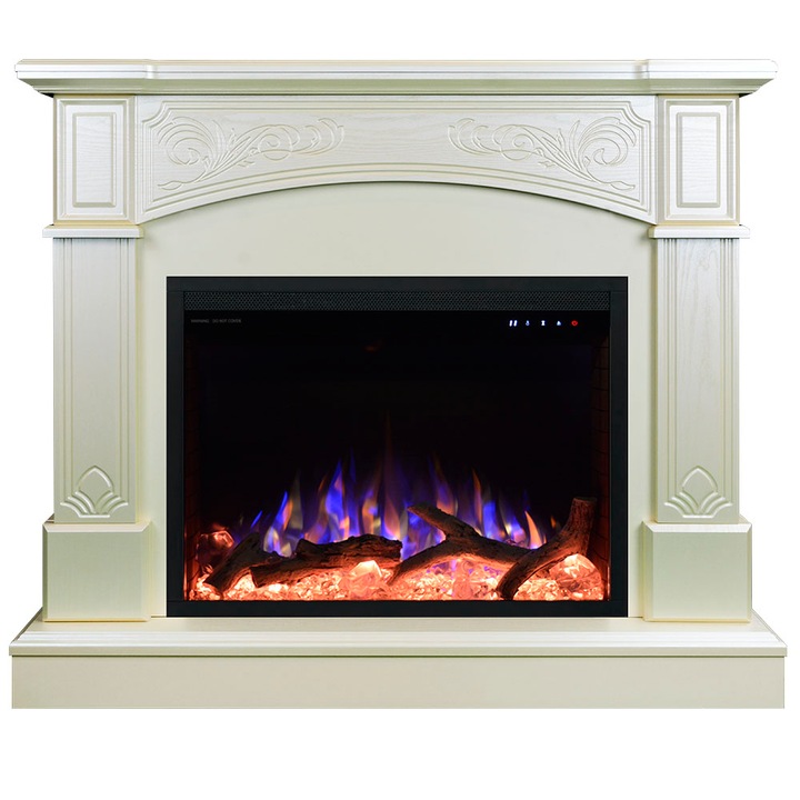 Semineu electric, Masomi, Memphis 26 & Bliss-26' 1600 W, Cenusa perlata, 111*96*30 cm